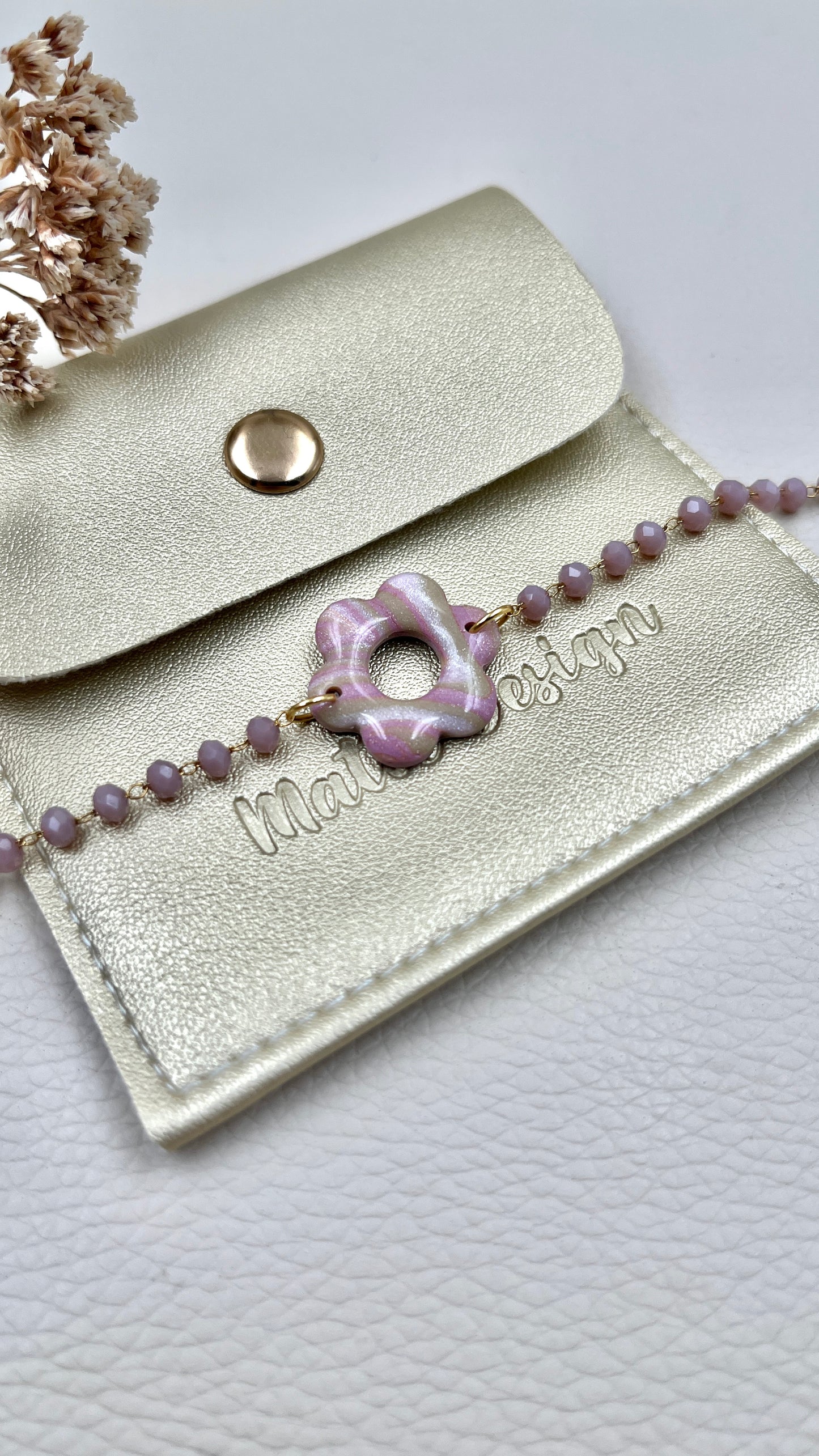 Bracelet Lola rose/violet