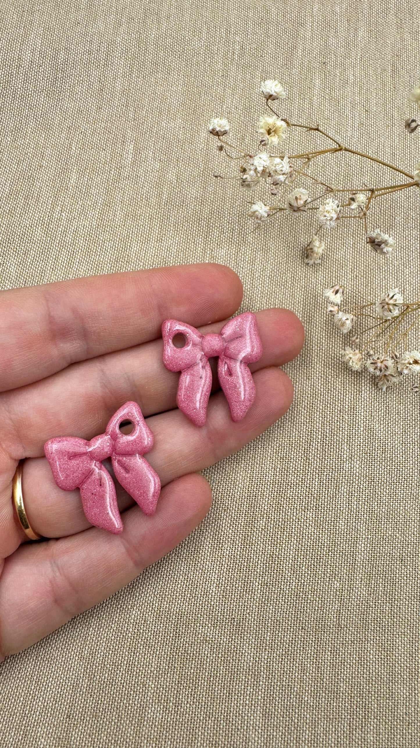 Pampilles Noeuds roses