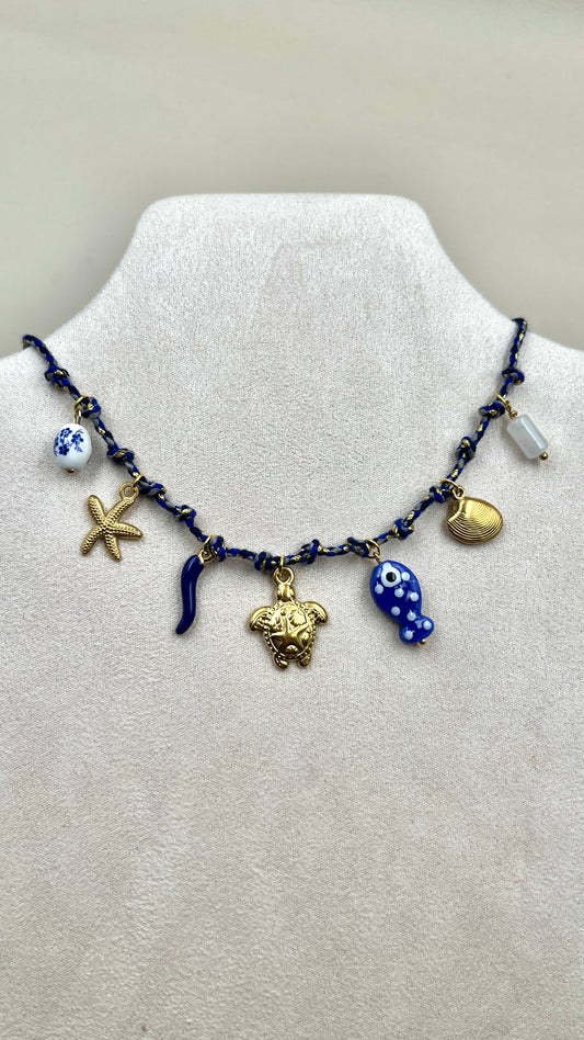 Collier cordon marine