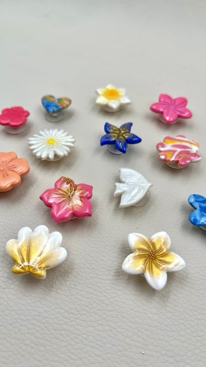 Clips Coquillage rose