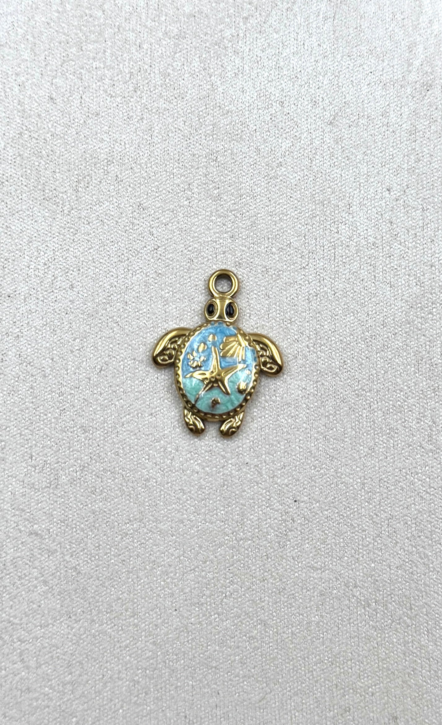Charm tortue bleue