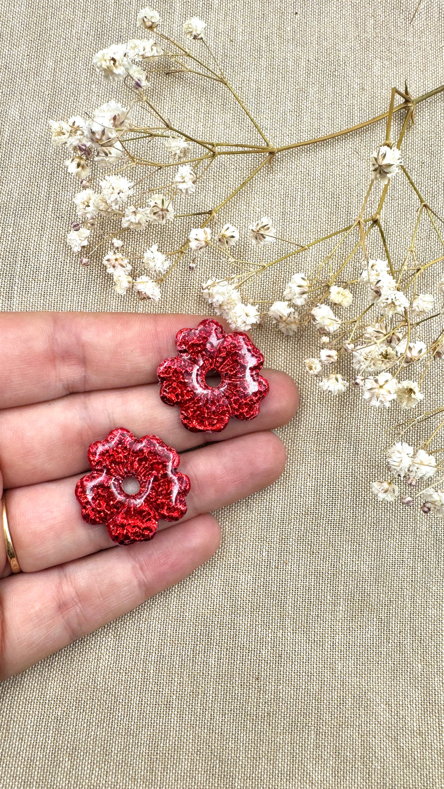 Pampilles Sakura rouges