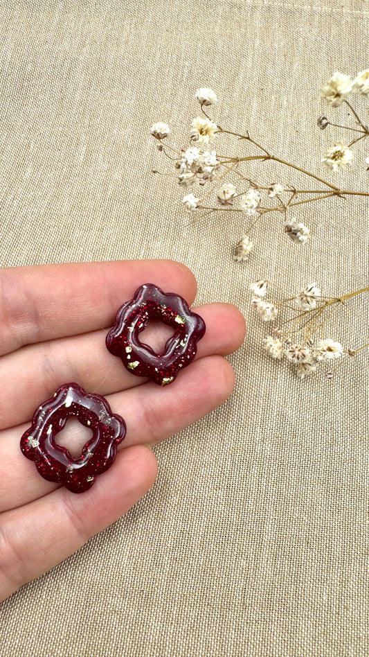 Pampilles Lola bordeaux/or