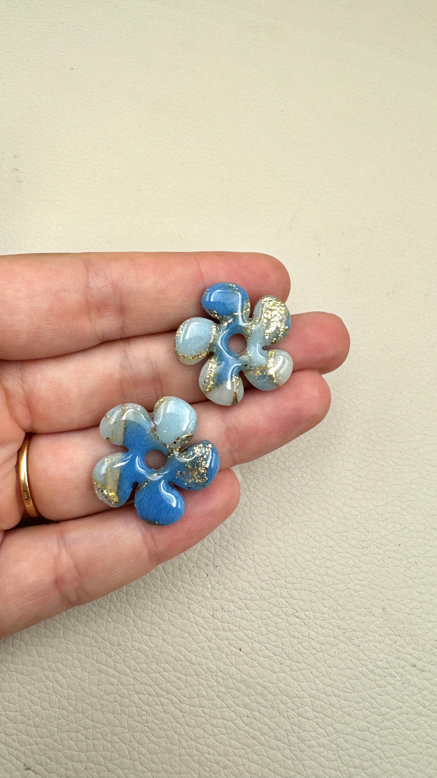 Pampilles twist bleues