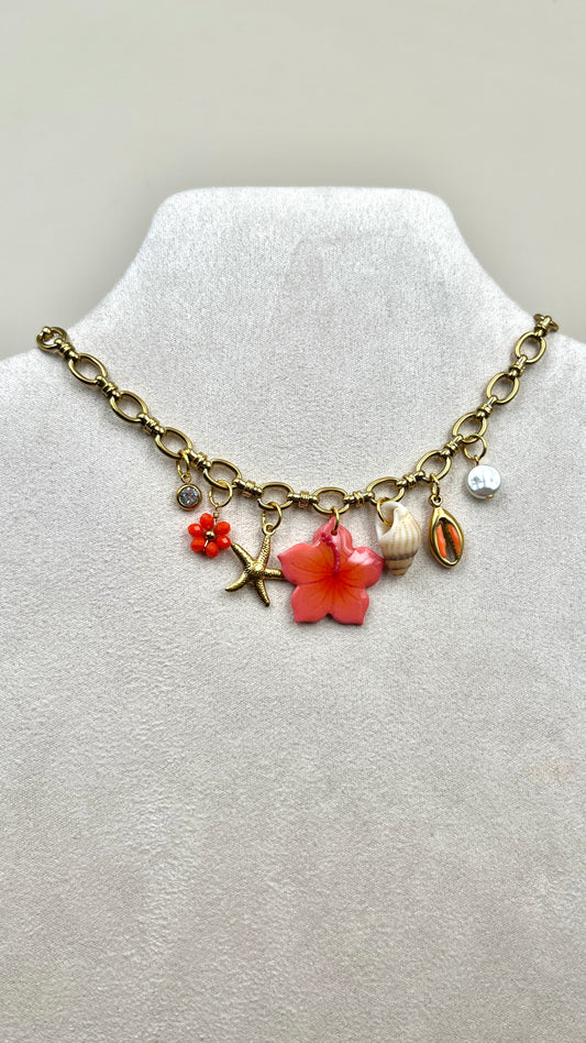 Collier Hibiscus