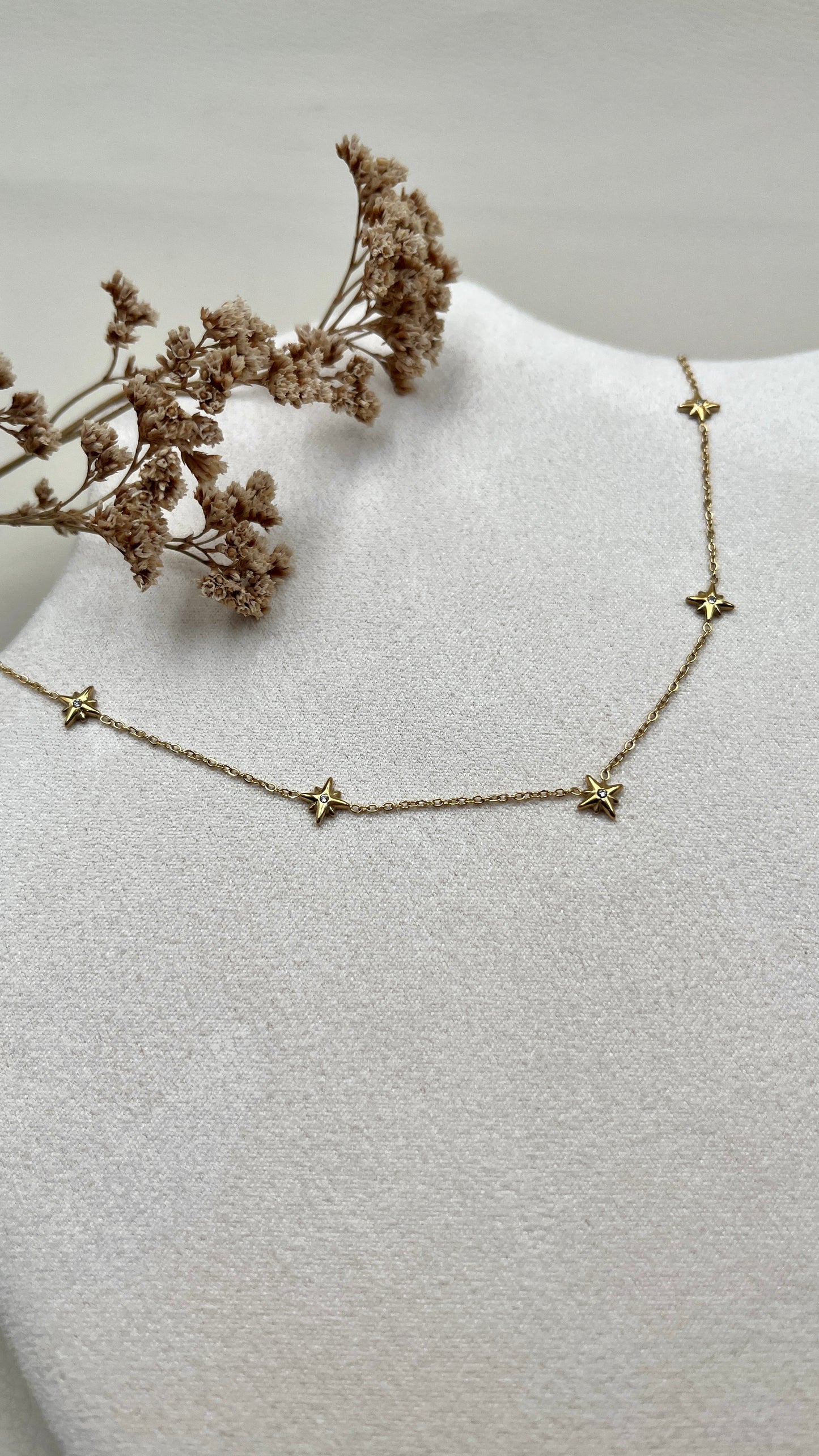 Collier étoiles