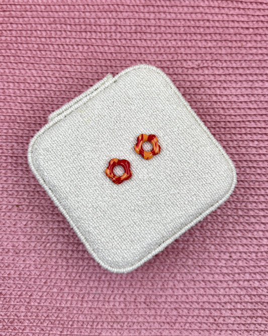 Pampilles rouge/orange XS