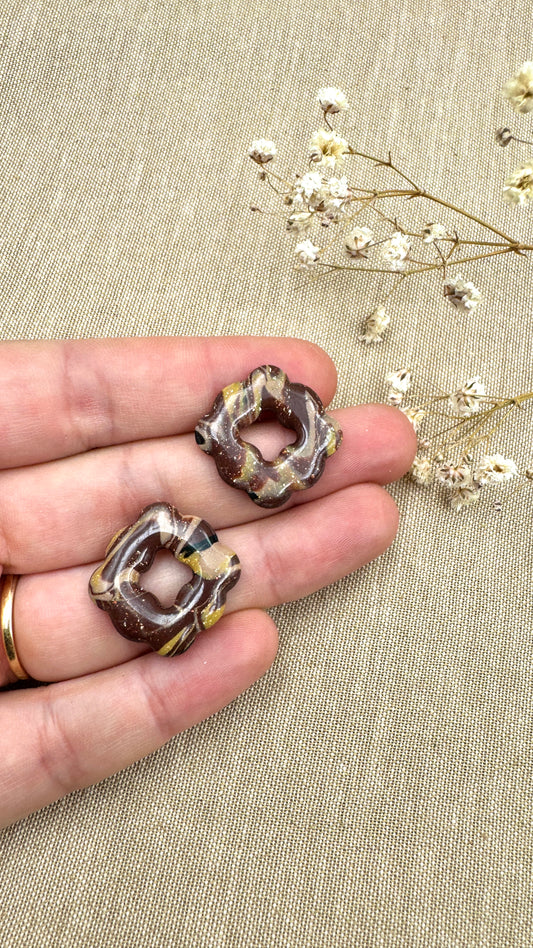 Pampilles Lola marron/or