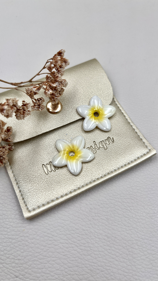 Pampilles Monoï blanches