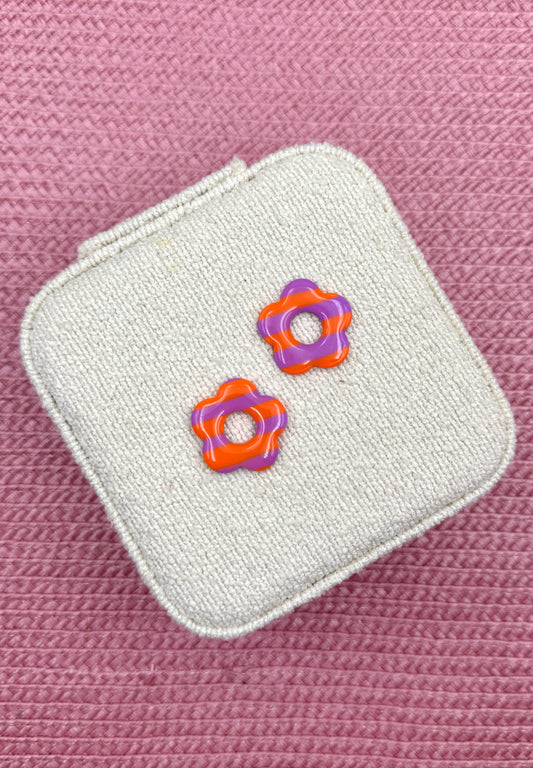 Pampilles violet/orange L