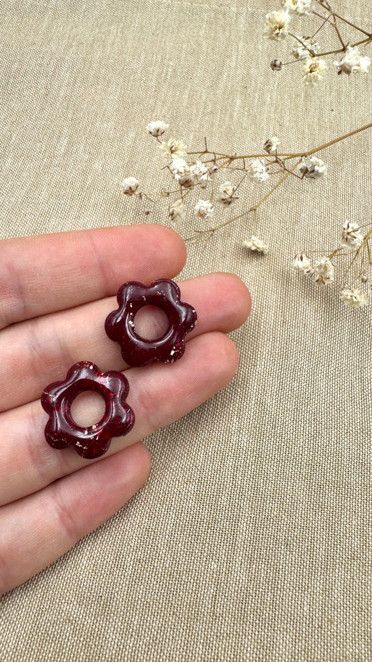 Pampilles S bordeaux/or