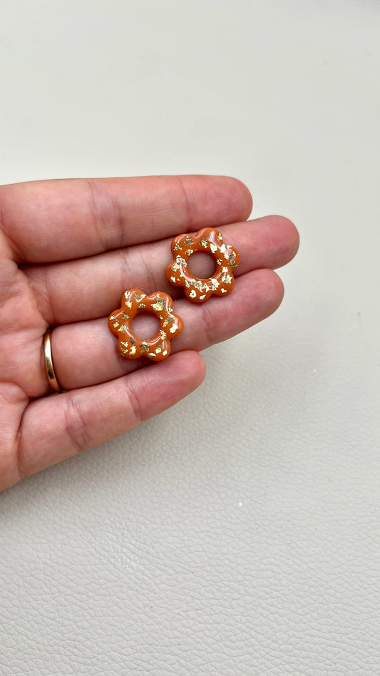 Pampilles terracotta/or