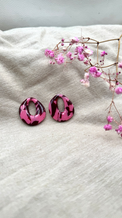 Pampilles goutte framboise L