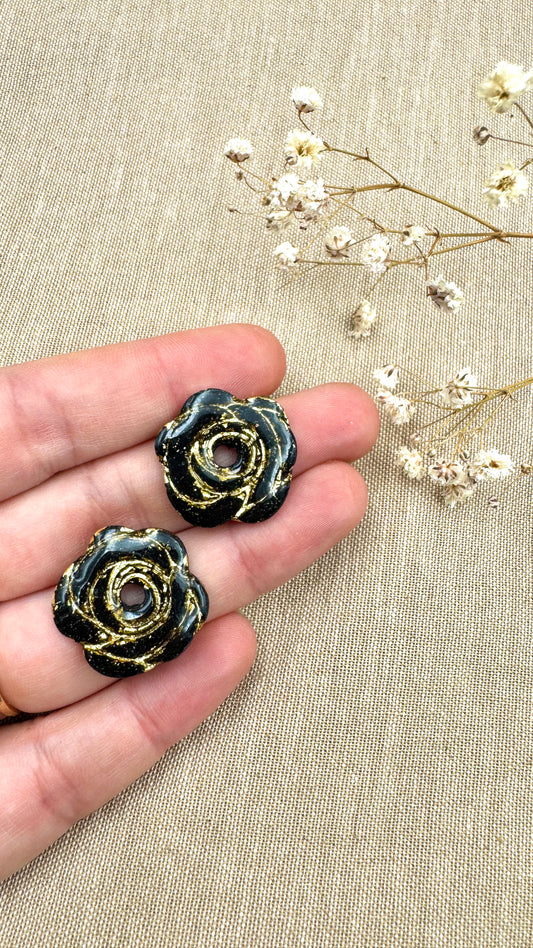 Pampilles Rose noir/or