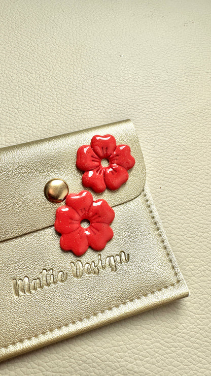 Pampilles Sakura rouges