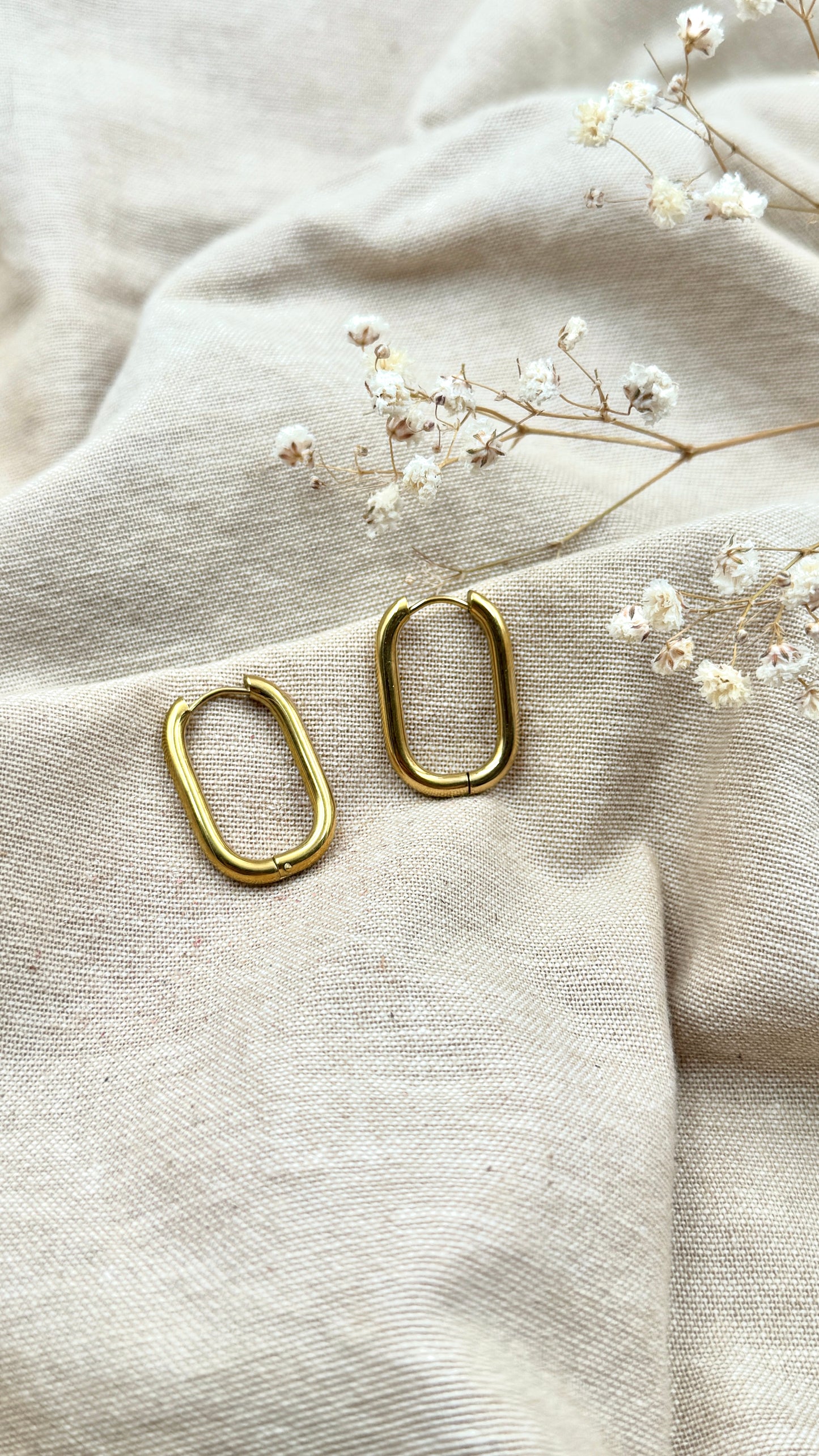 Créoles ovales plus épaisses